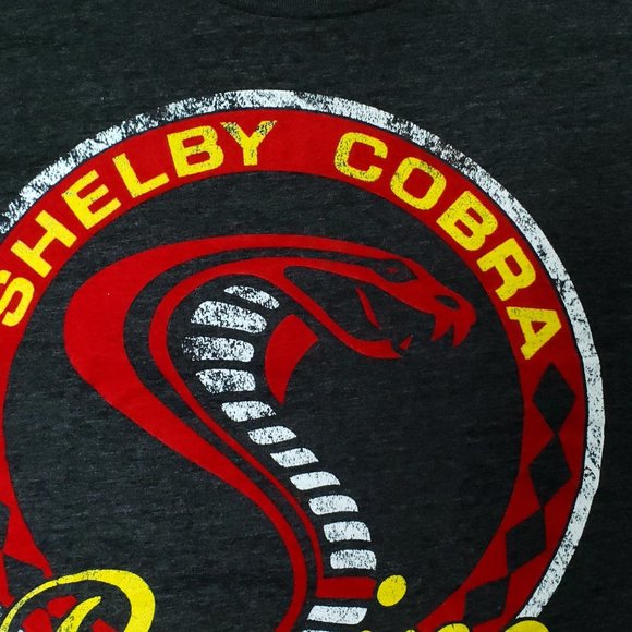 Vintage Shelby Cobra tee graphic car distressed MEDIUM 38 40 auto Vintage-look - Picture 7 of 7